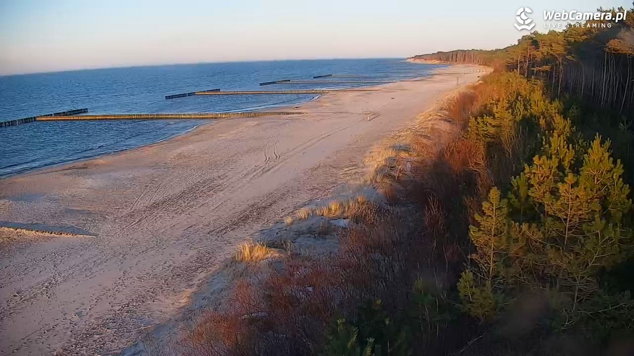 JAROSŁAWIEC - widok na plażę - 03 marzec 2026, 17:06