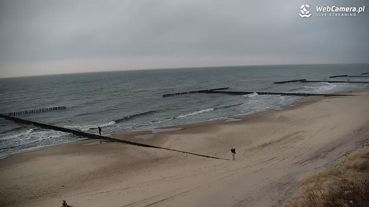 JAROSŁAWIEC - widok na plażę - 04 marzec 2026, 17:42