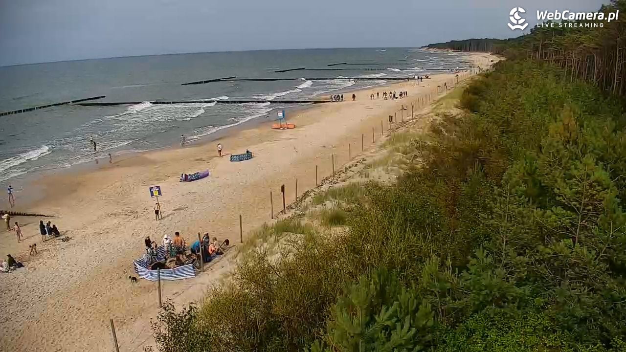 JAROSŁAWIEC - widok na plażę - 19 lipiec 2026, 17:01