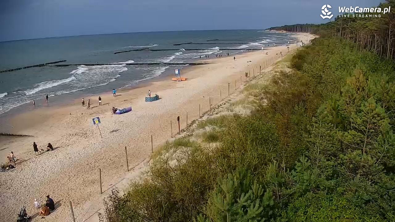 JAROSŁAWIEC - widok na plażę - 19 lipiec 2026, 17:19