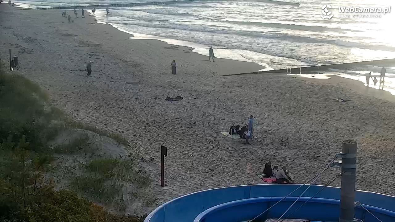 JAROSŁAWIEC - widok na plażę - 19 lipiec 2026, 20:03