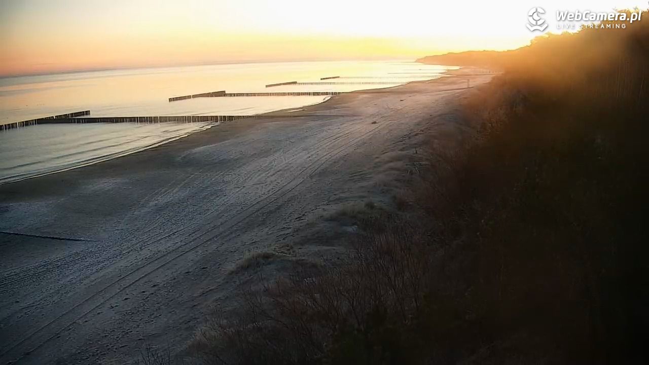 JAROSŁAWIEC - widok na plażę - 06 marzec 2026, 06:04