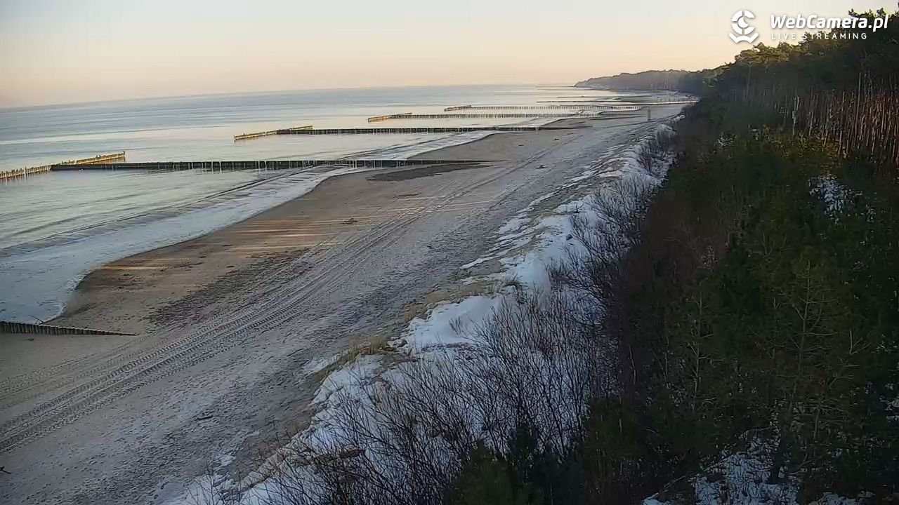 JAROSŁAWIEC - widok na plażę - 20 styczeń 2026, 10:33