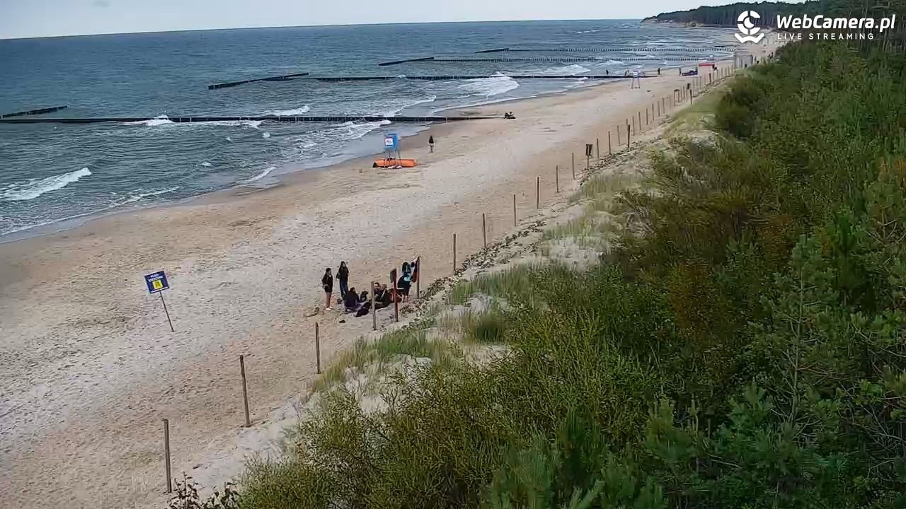JAROSŁAWIEC - widok na plażę - 19 lipiec 2026, 18:44