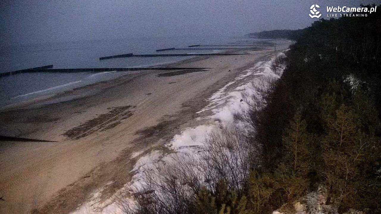 JAROSŁAWIEC - widok na plażę - 17 styczeń 2026, 07:16