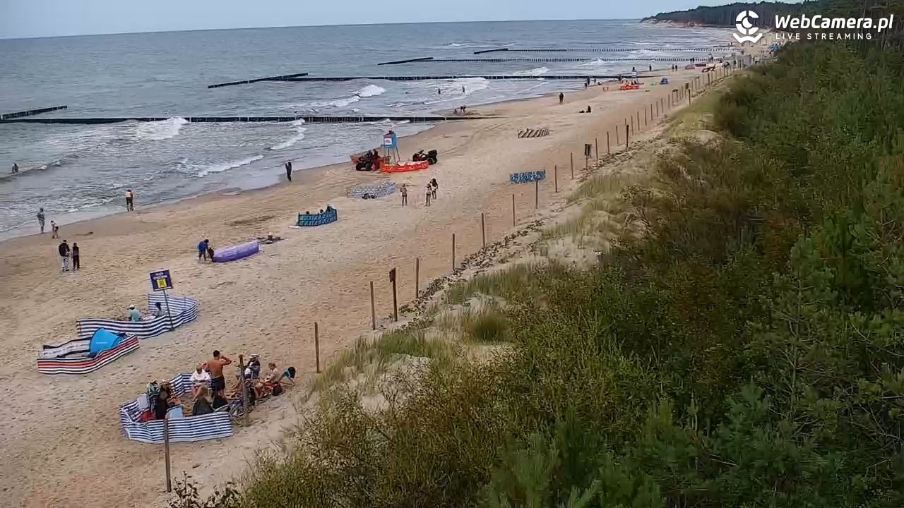 JAROSŁAWIEC - widok na plażę - 19 lipiec 2026, 15:09