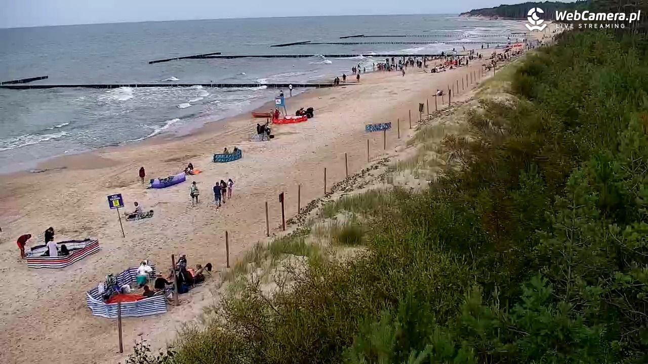 JAROSŁAWIEC - widok na plażę - 19 lipiec 2026, 16:03