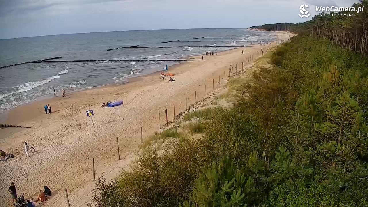 JAROSŁAWIEC - widok na plażę - 19 lipiec 2026, 17:45