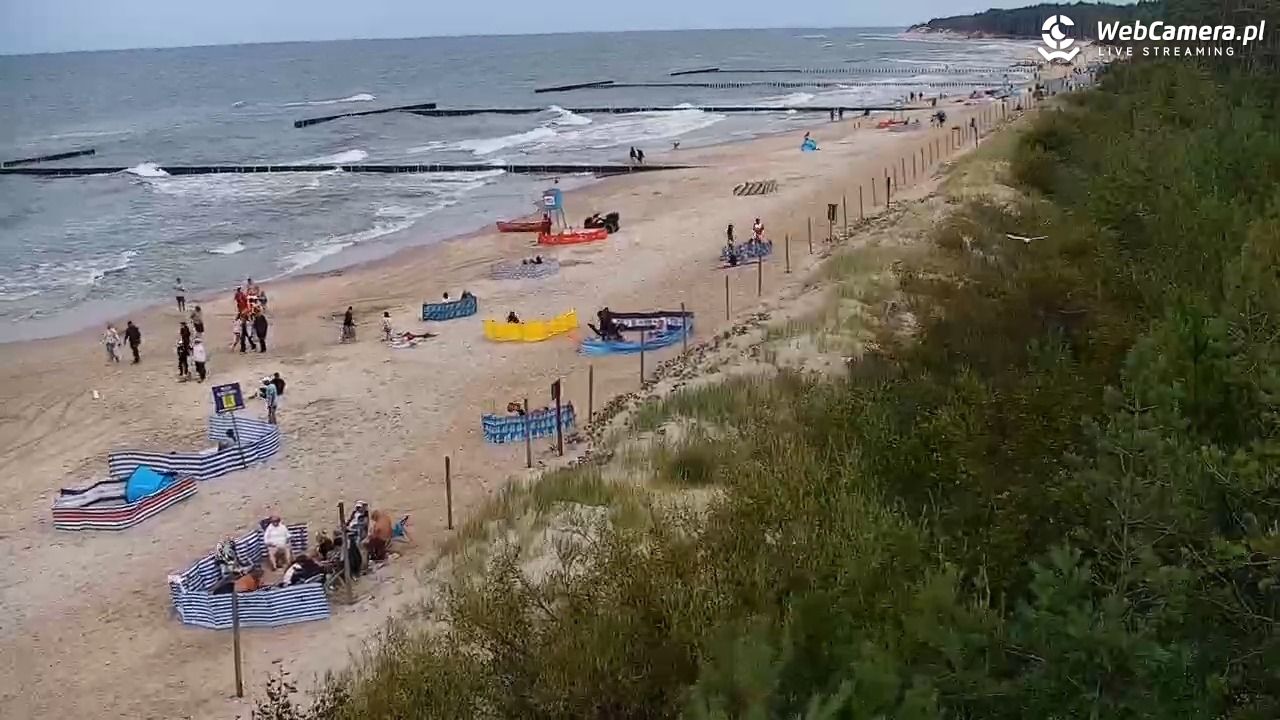 JAROSŁAWIEC - widok na plażę - 19 lipiec 2026, 13:25
