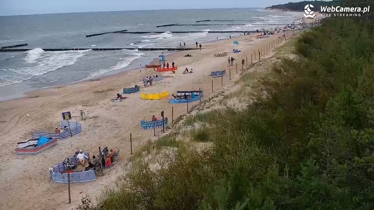 JAROSŁAWIEC - widok na plażę - 19 lipiec 2026, 12:55