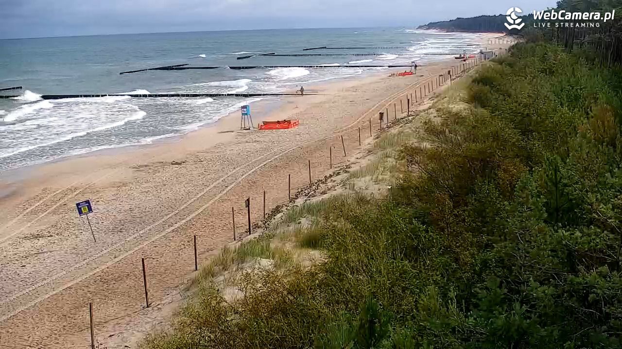 JAROSŁAWIEC - widok na plażę - 20 lipiec 2026, 09:34
