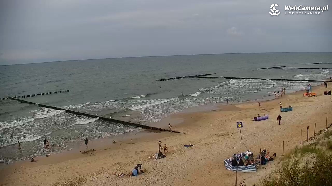 JAROSŁAWIEC - widok na plażę - 19 lipiec 2026, 16:57