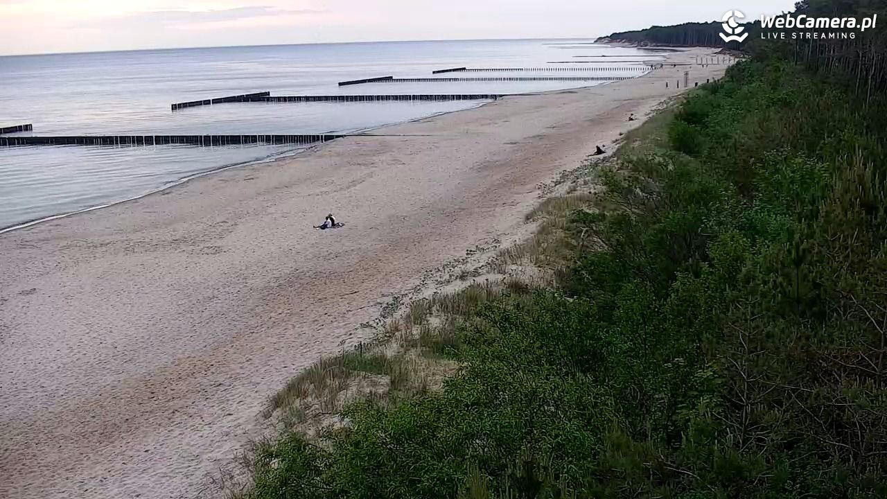 JAROSŁAWIEC - widok na plażę - 04 czerwiec 2026, 20:34