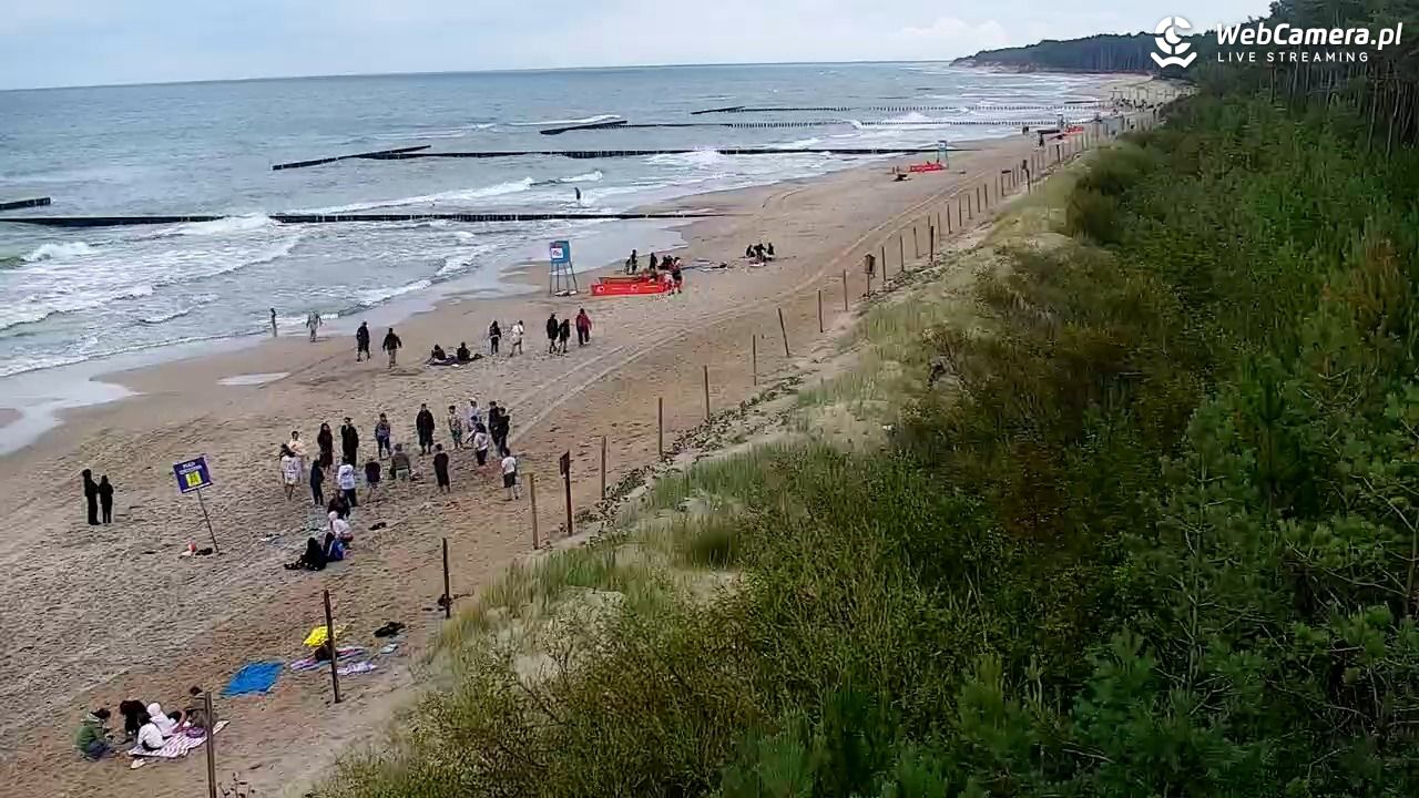 JAROSŁAWIEC - widok na plażę - 20 lipiec 2026, 10:38