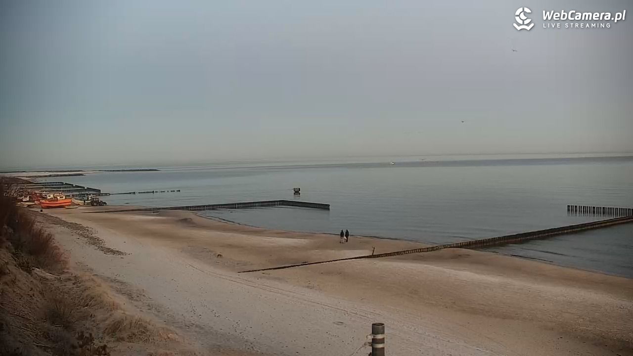 JAROSŁAWIEC - widok na plażę - 06 marzec 2026, 06:16