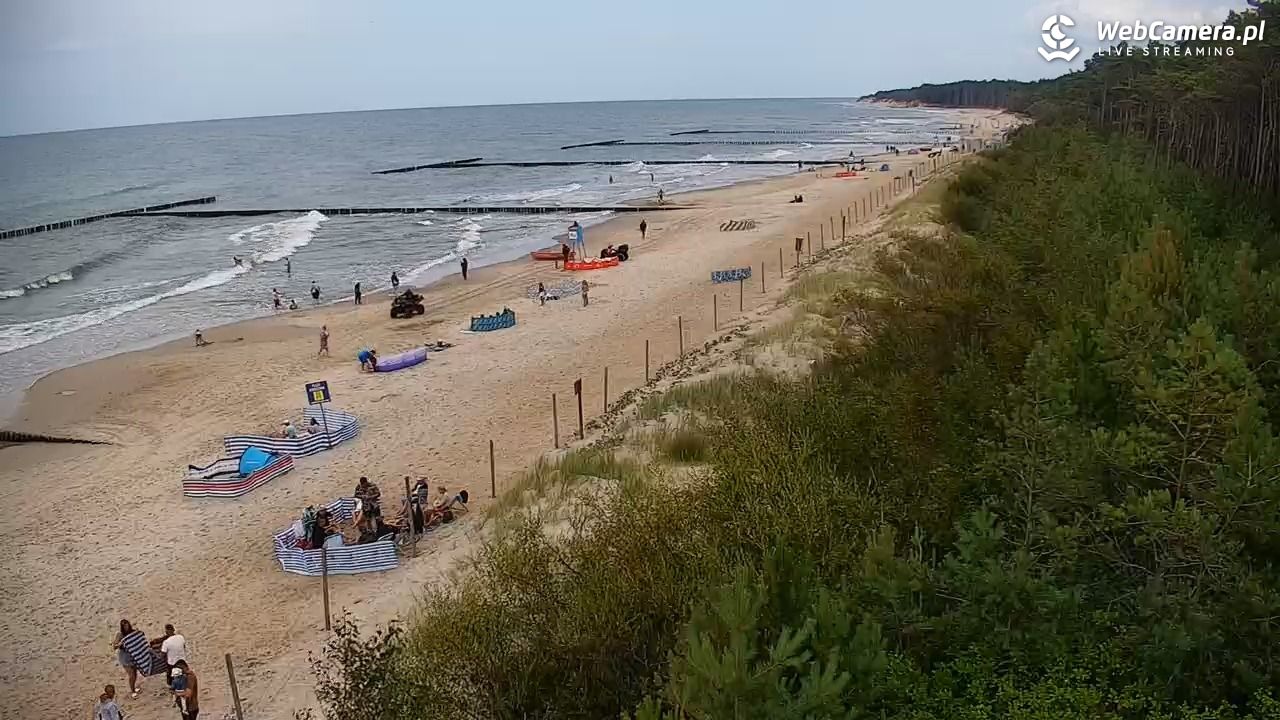 JAROSŁAWIEC - widok na plażę - 19 lipiec 2026, 15:10