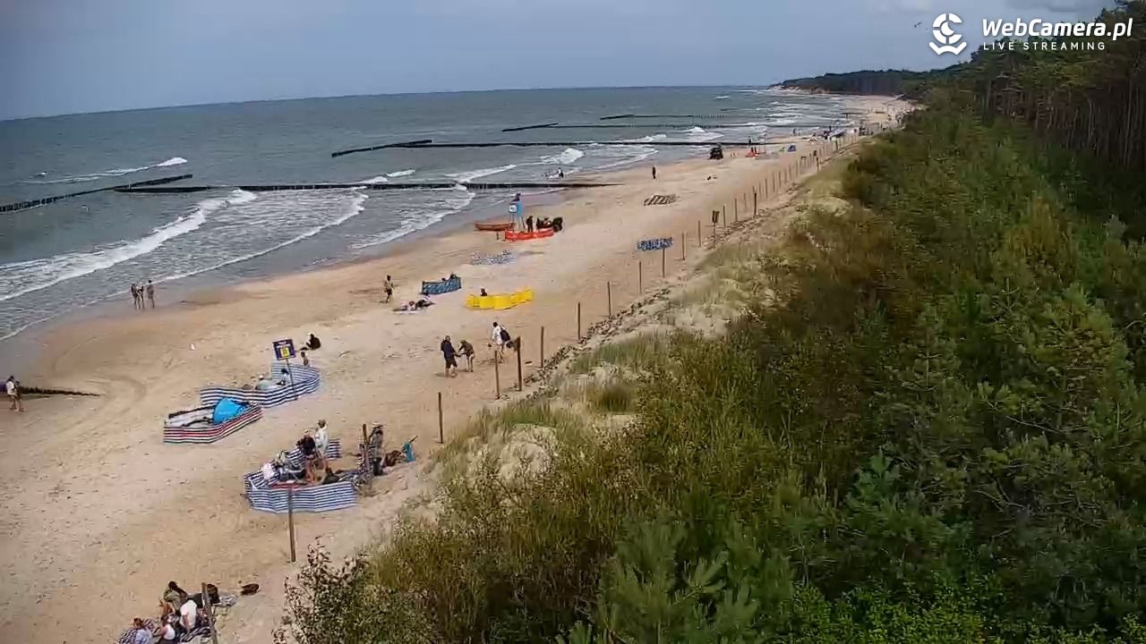 JAROSŁAWIEC - widok na plażę - 19 lipiec 2026, 13:59