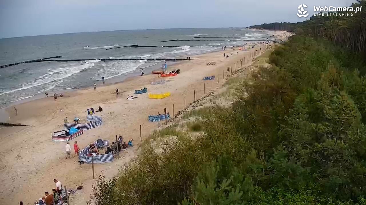 JAROSŁAWIEC - widok na plażę - 19 lipiec 2026, 13:43