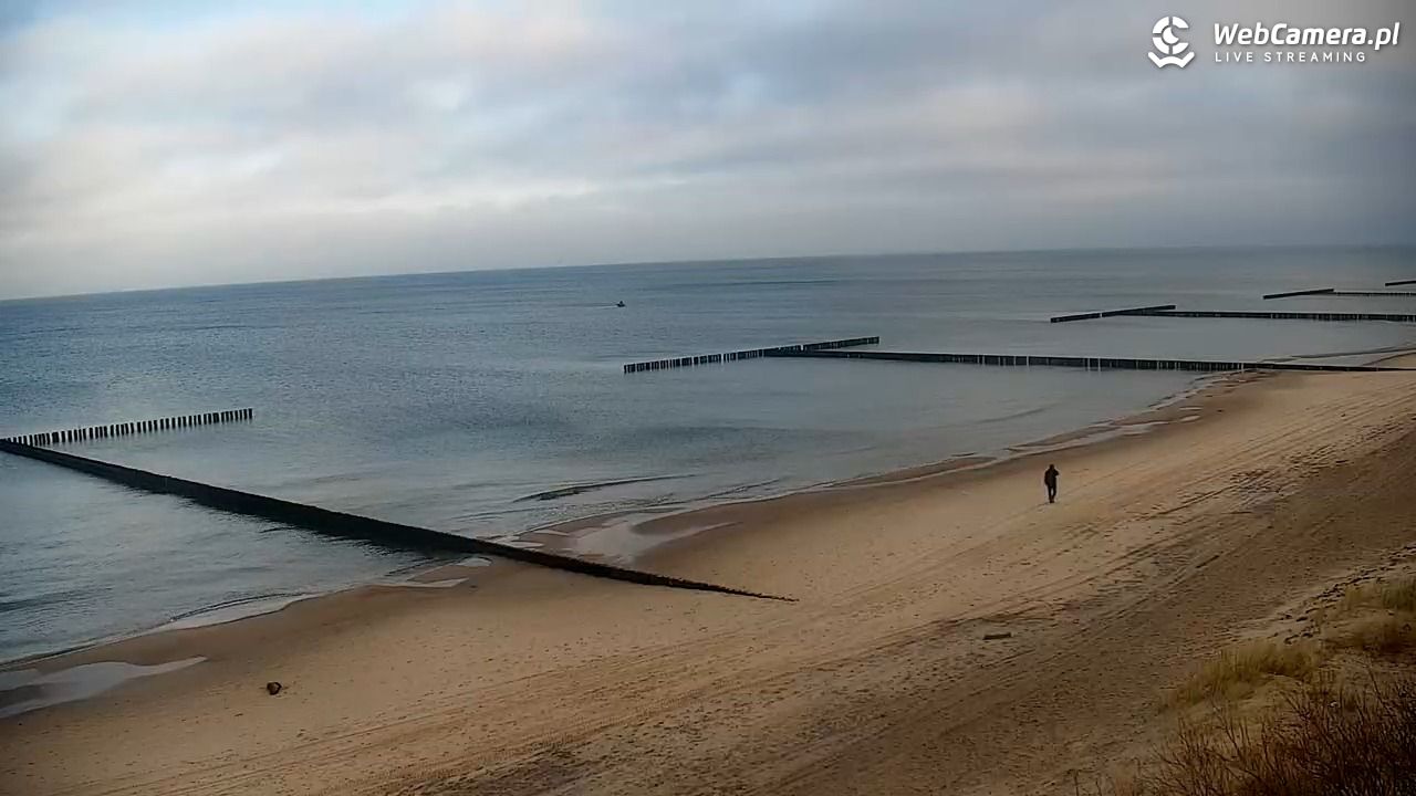 JAROSŁAWIEC - widok na plażę - 30 listopad 2025, 09:37