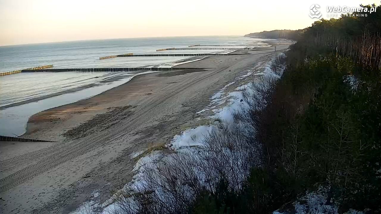 JAROSŁAWIEC - widok na plażę - 18 styczeń 2026, 10:07