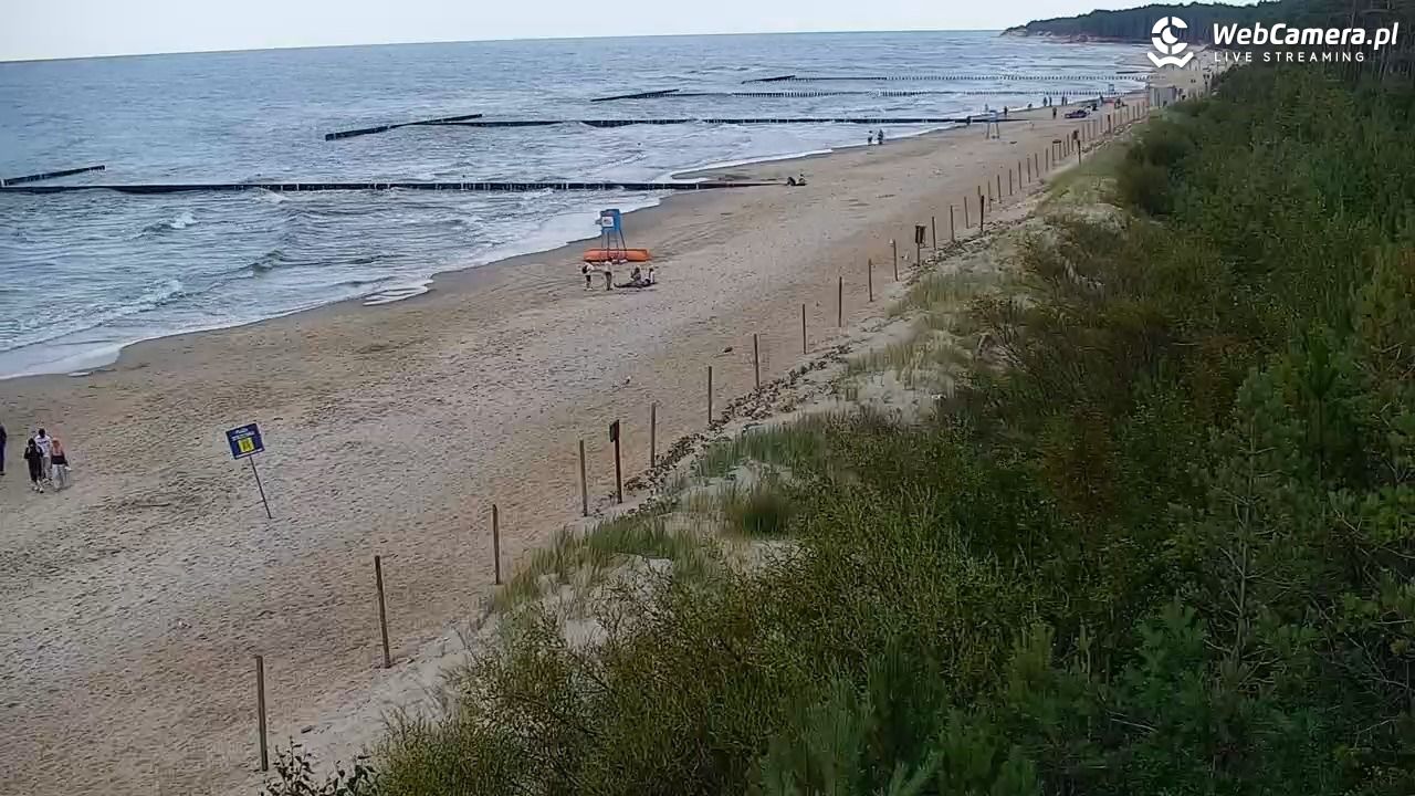 JAROSŁAWIEC - widok na plażę - 19 lipiec 2026, 18:12