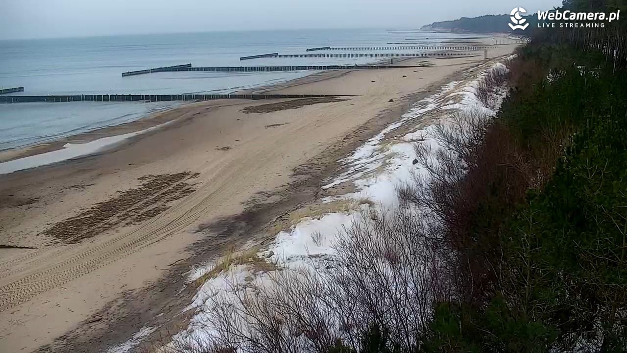JAROSŁAWIEC - widok na plażę - 16 styczeń 2026, 12:56