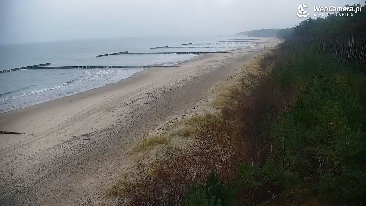 JAROSŁAWIEC - widok na plażę - 29 listopad 2025, 11:36
