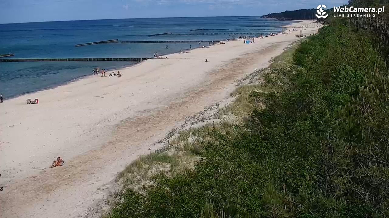 JAROSŁAWIEC - widok na plażę - 04 czerwiec 2026, 14:15
