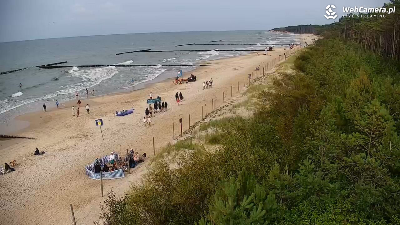 JAROSŁAWIEC - widok na plażę - 19 lipiec 2026, 16:56