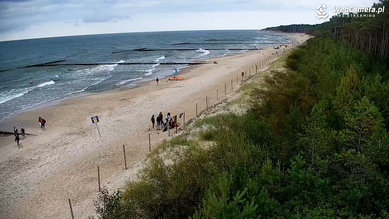 JAROSŁAWIEC - widok na plażę - 19 lipiec 2026, 18:42
