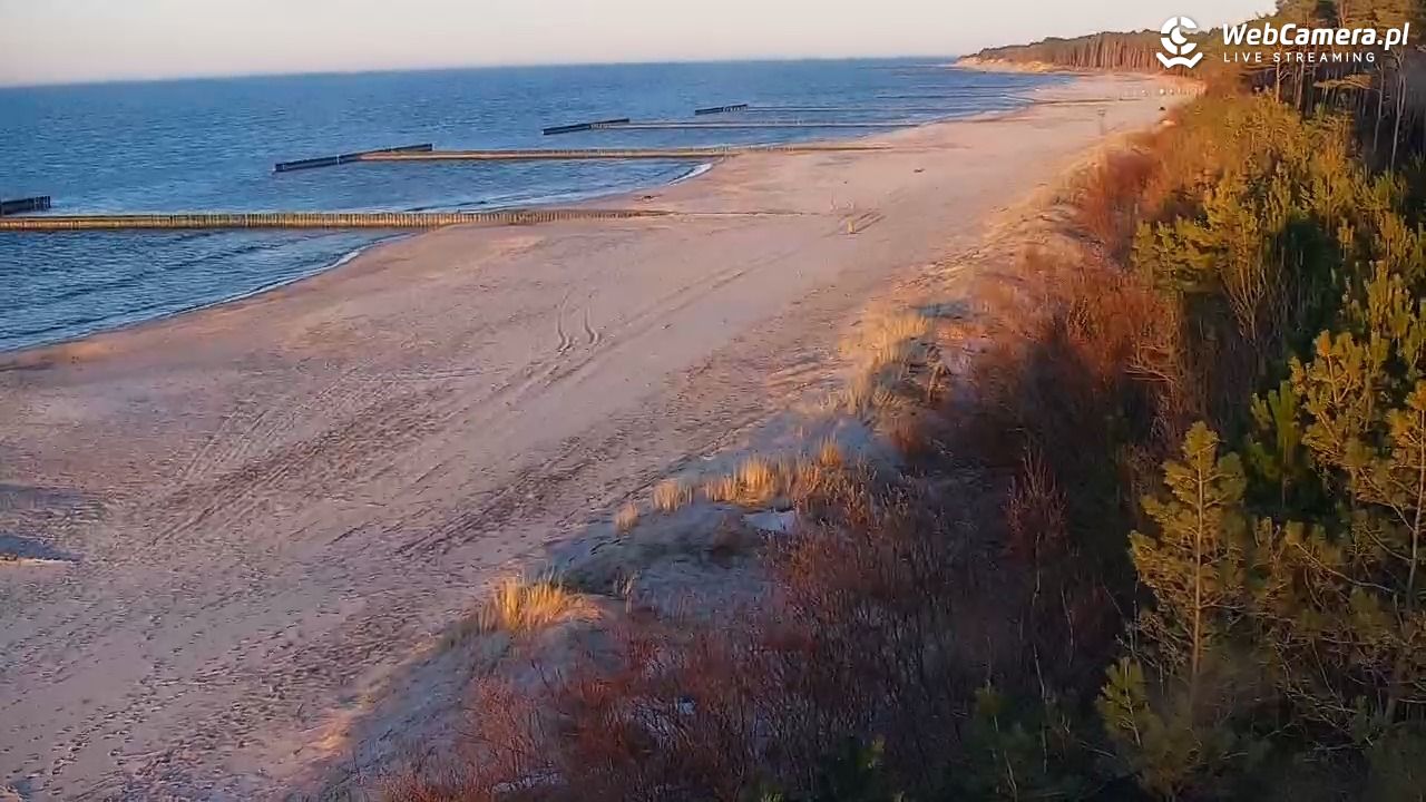JAROSŁAWIEC - widok na plażę - 03 marzec 2026, 17:06