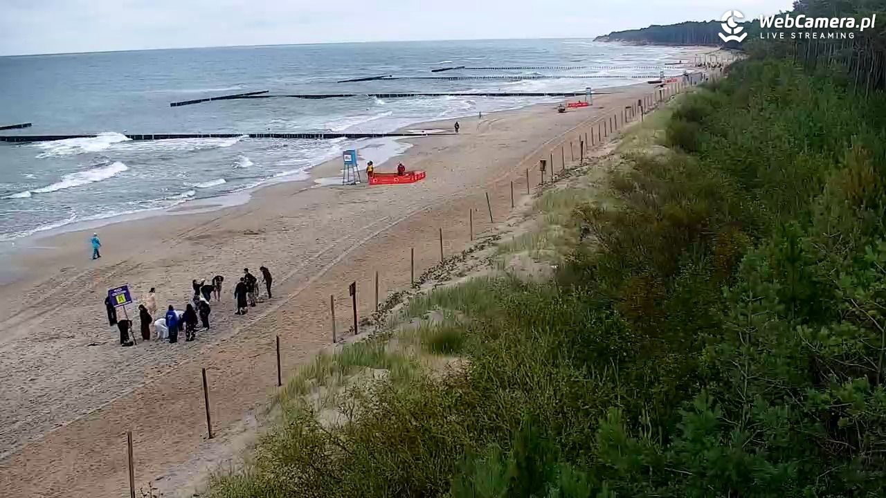 JAROSŁAWIEC - widok na plażę - 20 lipiec 2026, 10:23