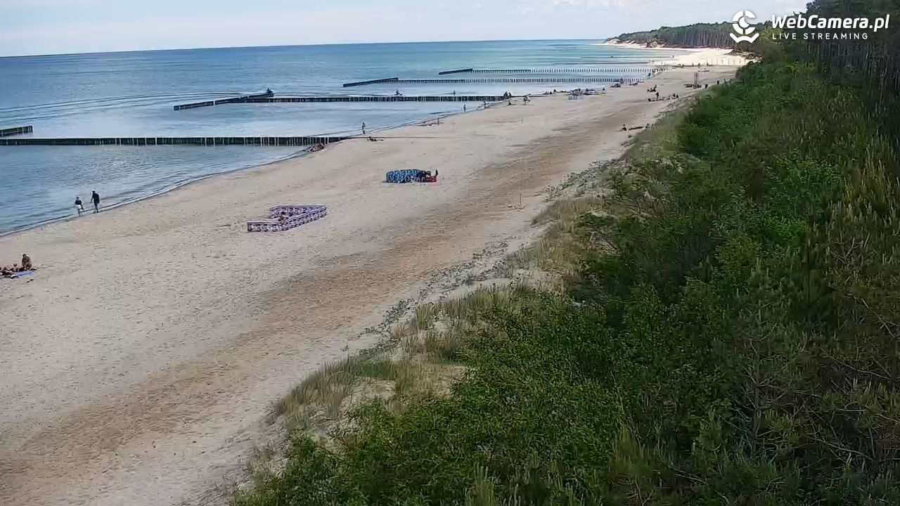 JAROSŁAWIEC - widok na plażę - 04 czerwiec 2026, 12:43