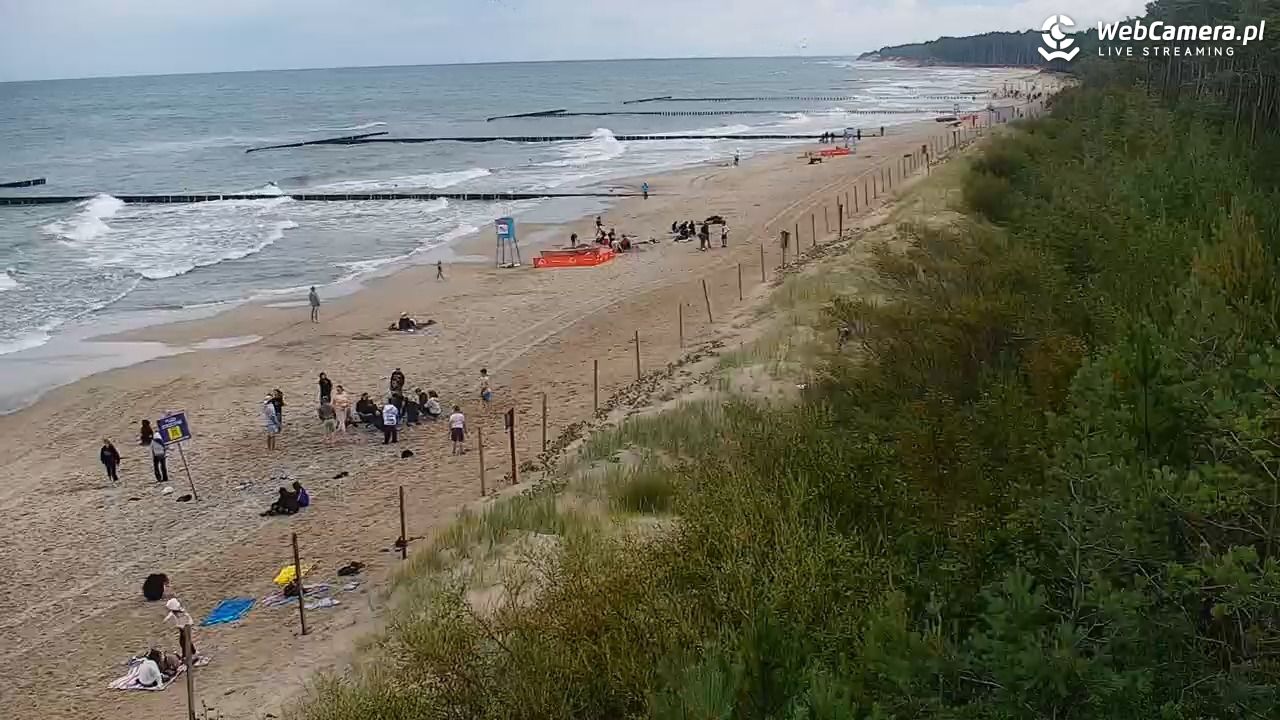 JAROSŁAWIEC - widok na plażę - 20 lipiec 2026, 10:51