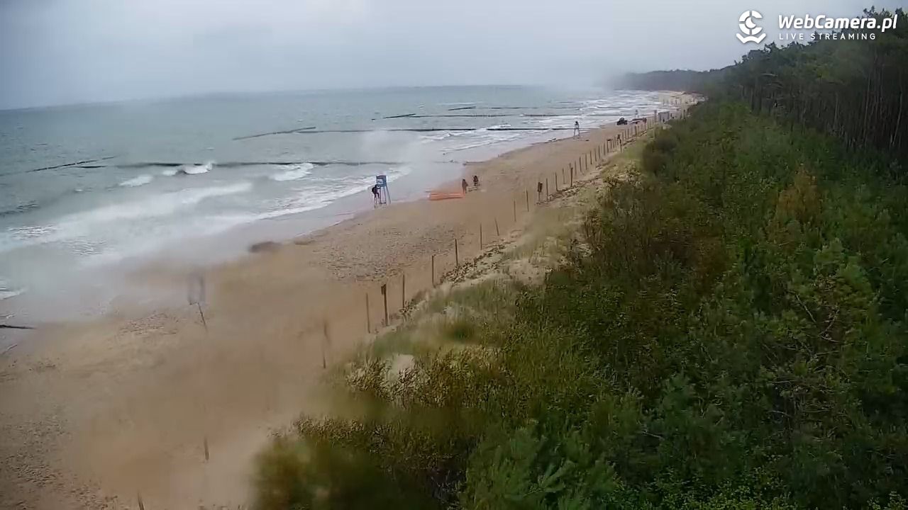 JAROSŁAWIEC - widok na plażę - 20 lipiec 2026, 16:59