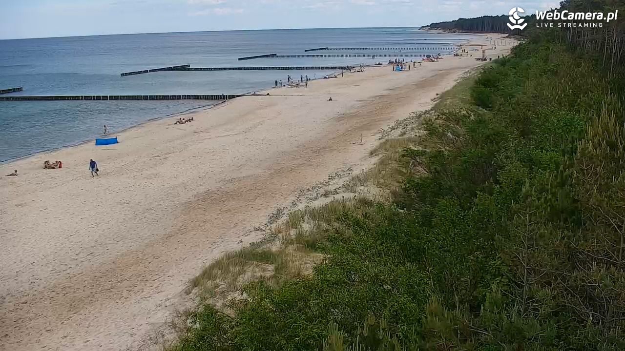 JAROSŁAWIEC - widok na plażę - 04 czerwiec 2026, 14:30