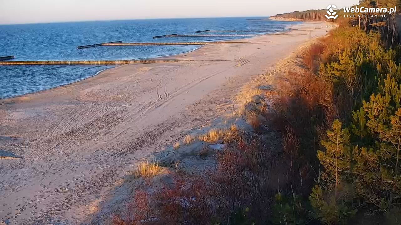 JAROSŁAWIEC - widok na plażę - 03 marzec 2026, 17:07