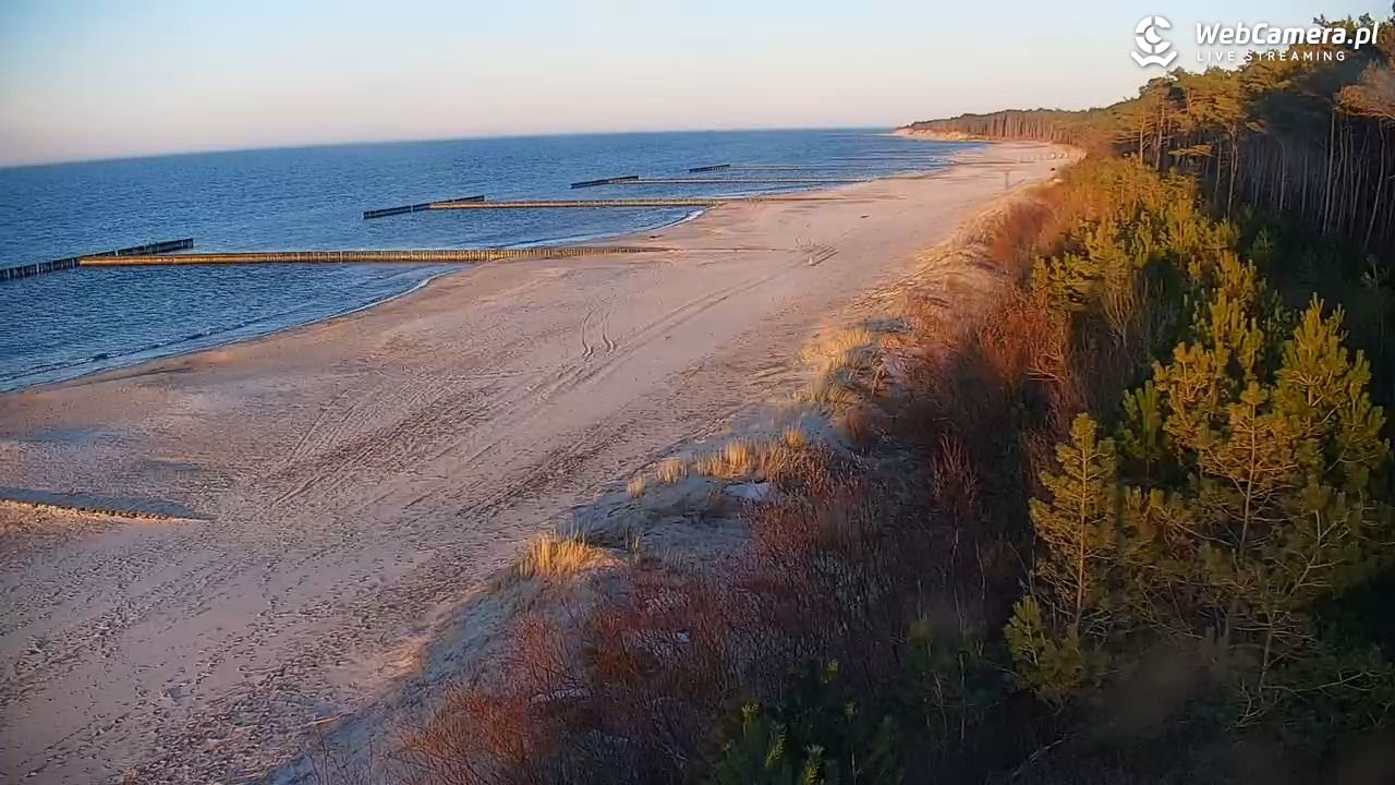 JAROSŁAWIEC - widok na plażę - 03 marzec 2026, 17:06