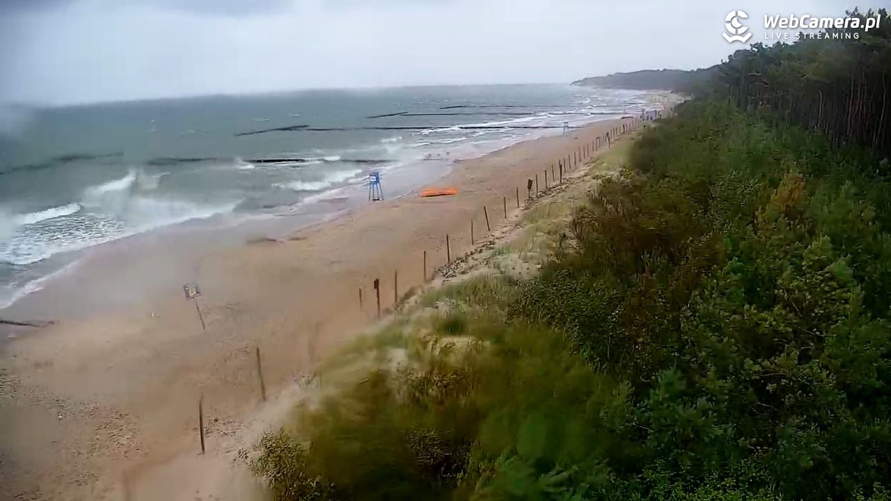 JAROSŁAWIEC - widok na plażę - 20 lipiec 2026, 17:09