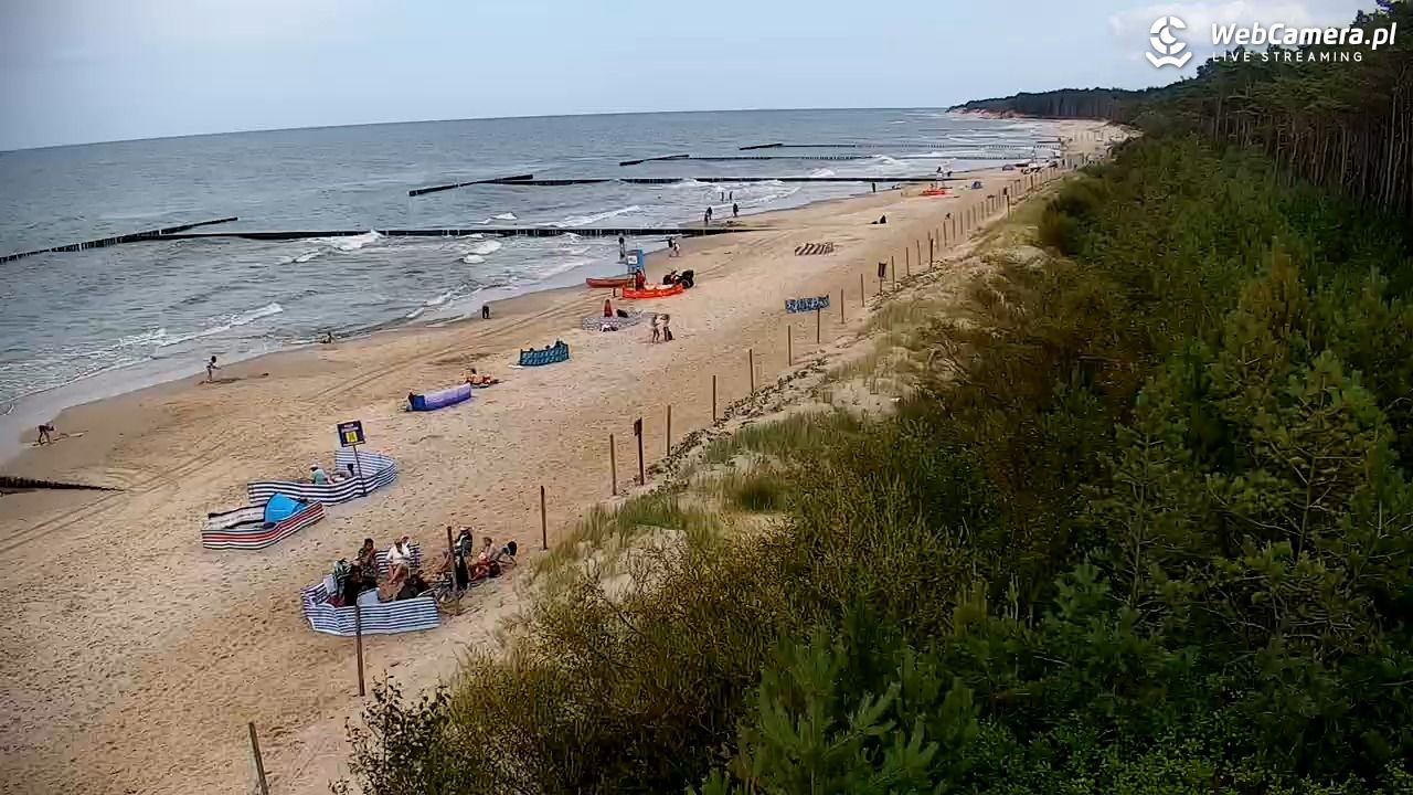JAROSŁAWIEC - widok na plażę - 19 lipiec 2026, 15:13