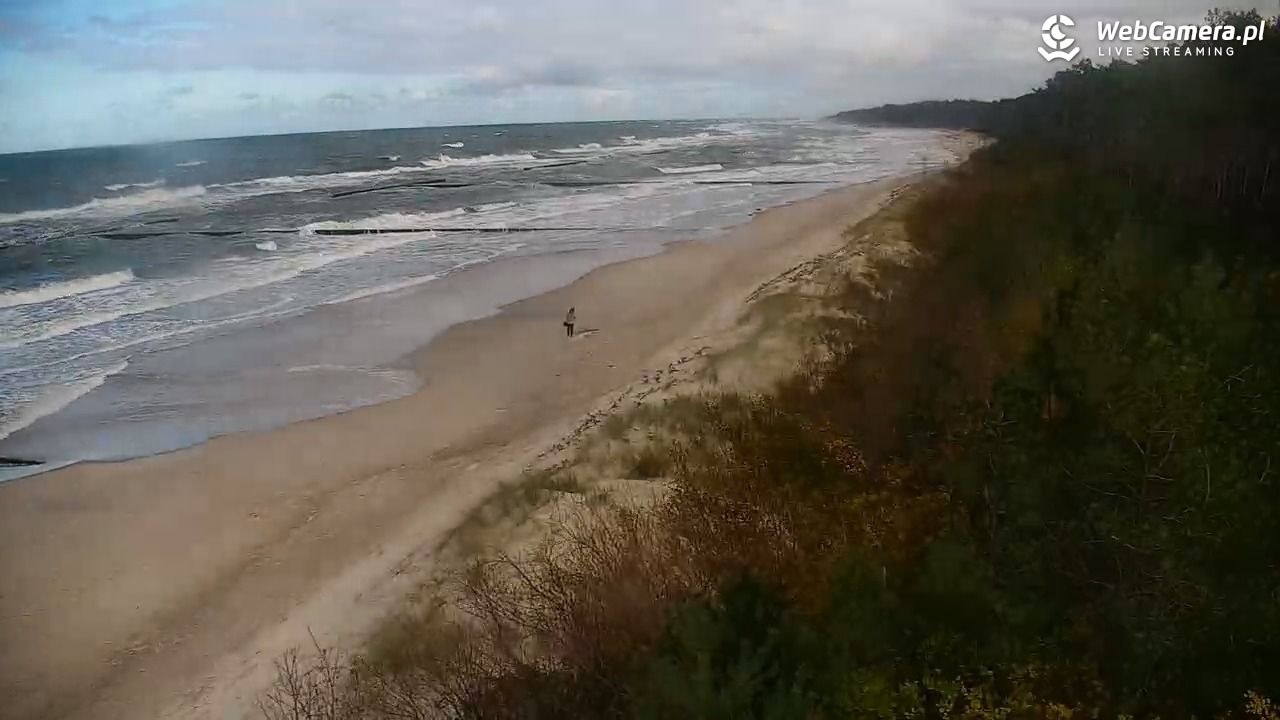 JAROSŁAWIEC - widok na plażę - 18 październik 2026, 09:59