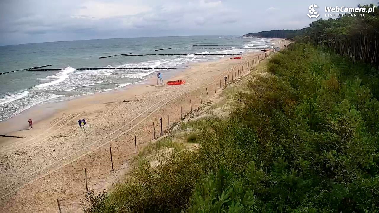 JAROSŁAWIEC - widok na plażę - 20 lipiec 2026, 09:52