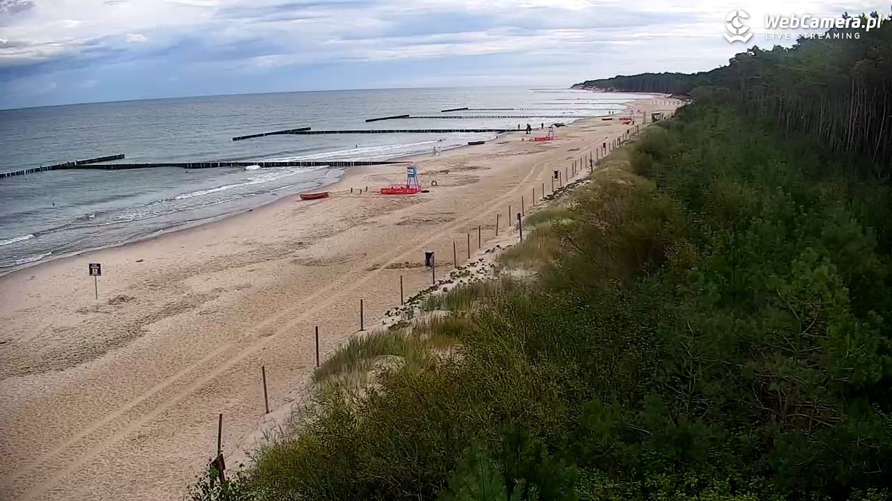 JAROSŁAWIEC - widok na plażę - 21 sierpień 2025, 09:26