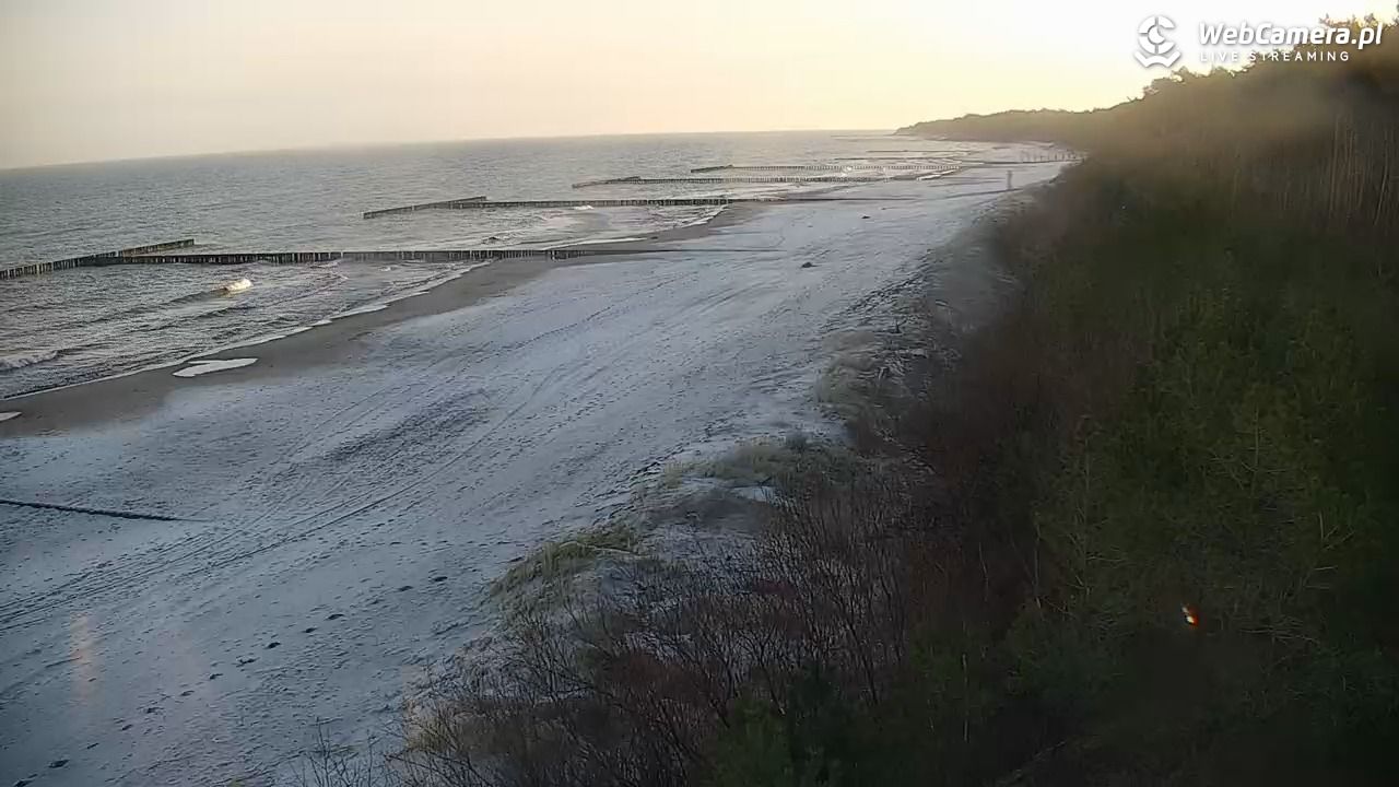JAROSŁAWIEC - widok na plażę - 05 marzec 2026, 07:33