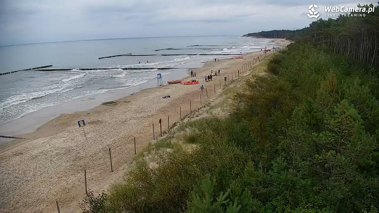 JAROSŁAWIEC - widok na plażę - 20 lipiec 2026, 15:03