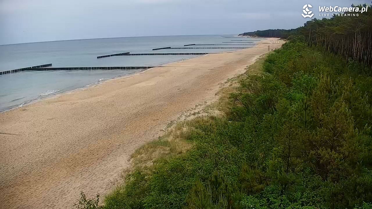 JAROSŁAWIEC - widok na plażę - 05 czerwiec 2026, 06:56