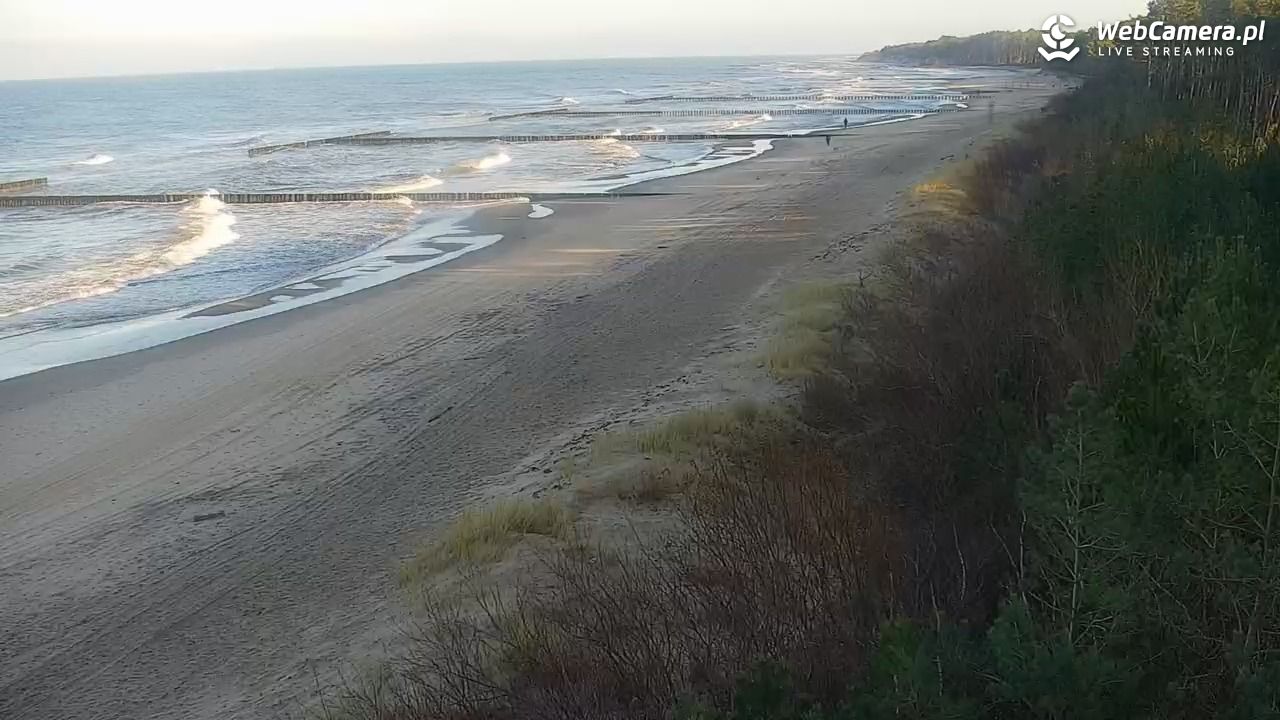 JAROSŁAWIEC - widok na plażę - 01 grudzień 2025, 12:15