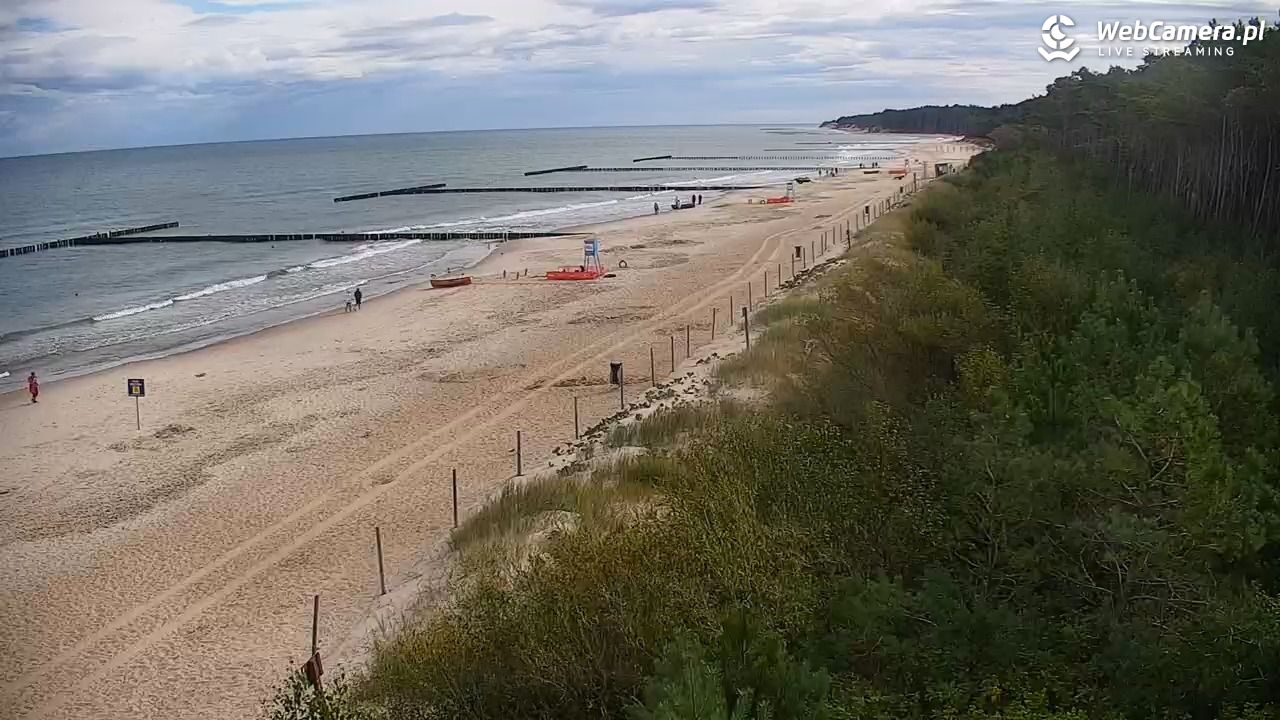 JAROSŁAWIEC - widok na plażę - 21 sierpień 2025, 09:48