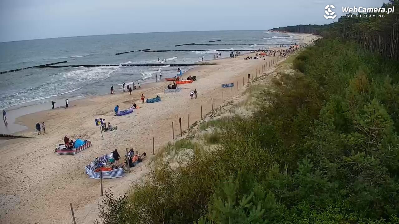 JAROSŁAWIEC - widok na plażę - 19 lipiec 2026, 16:00