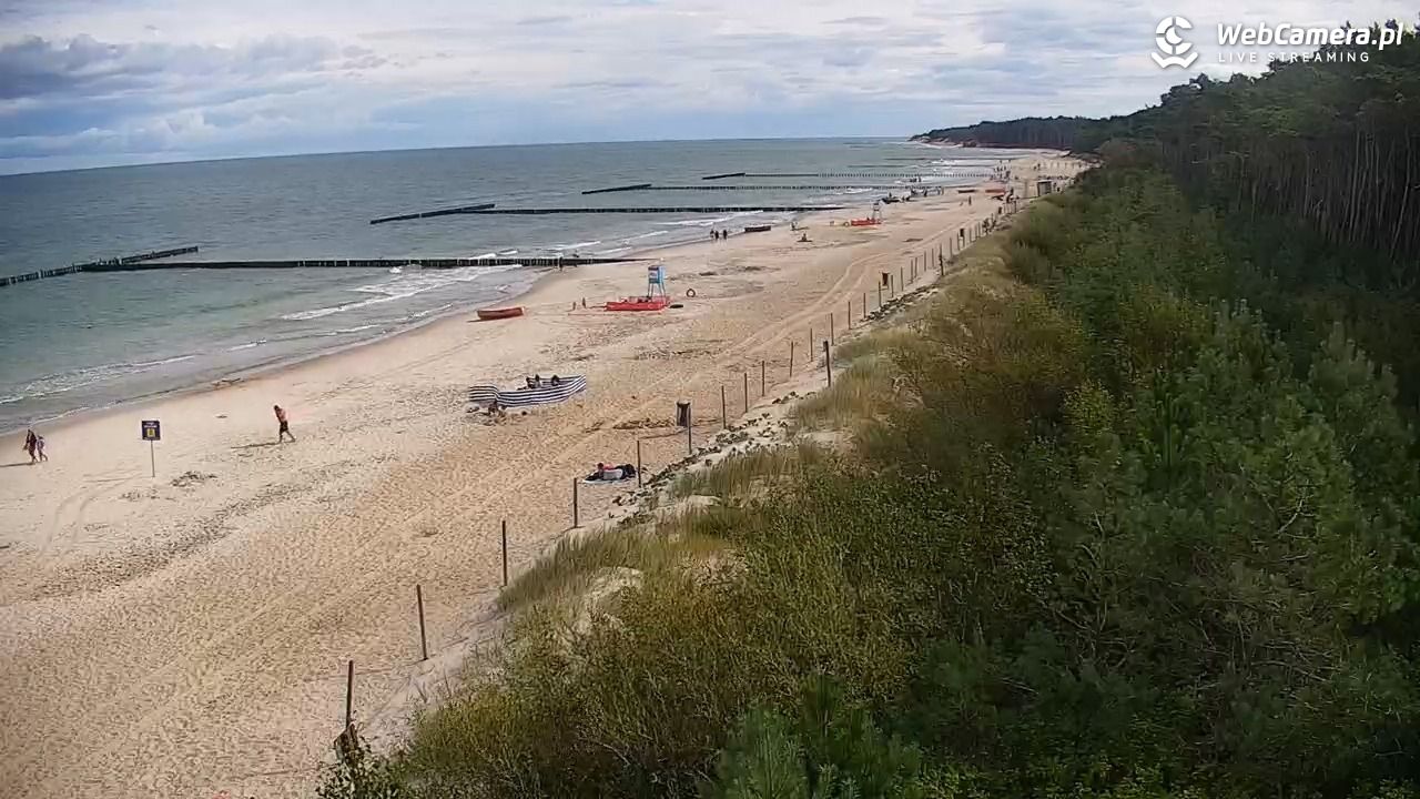 JAROSŁAWIEC - widok na plażę - 21 sierpień 2025, 10:48